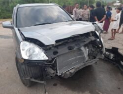 Kecelakaan ke Arah Sirkuit Mandalika, Tabrakan Dump Truk VS Mobil CRV