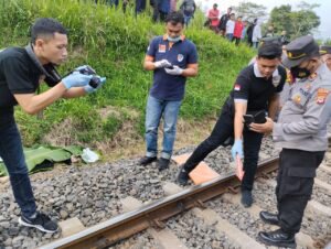 Diduga Bunuh Diri, Seorang Pria di Tasik Malaya Tewas Tertabrak Kereta Api