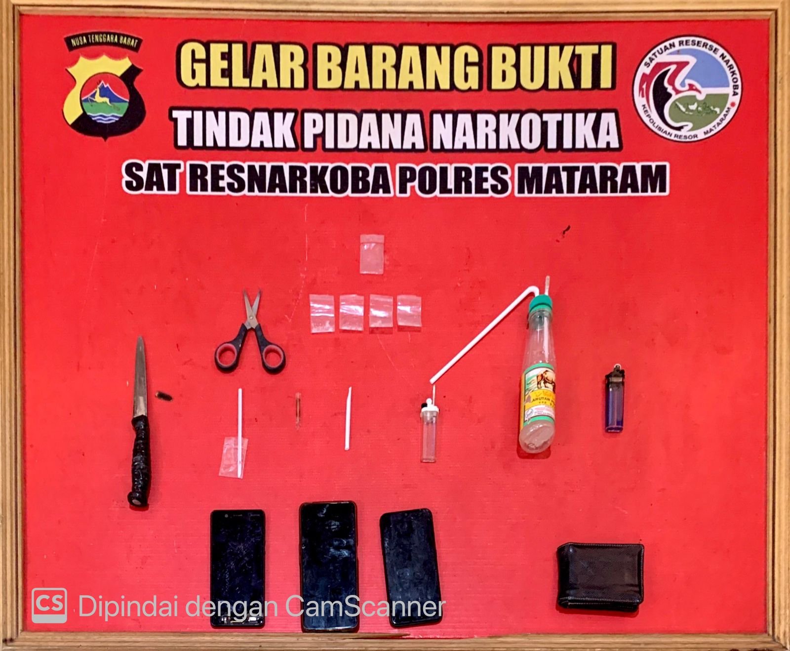 Penangkapan Tiga Pelaku Narkoba di Karang Bagu Mataram, Lawan Petugas Pakai Pisau
