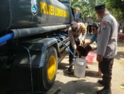 Polres Lombok Barat Imbau Masyarakat Gunakan Air Bersih Secara Bijak