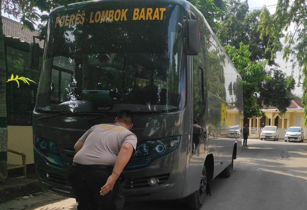 Polres Lombok Barat Siapkan Kendaraan Dinas untuk PAM OMB Rinjani 2023