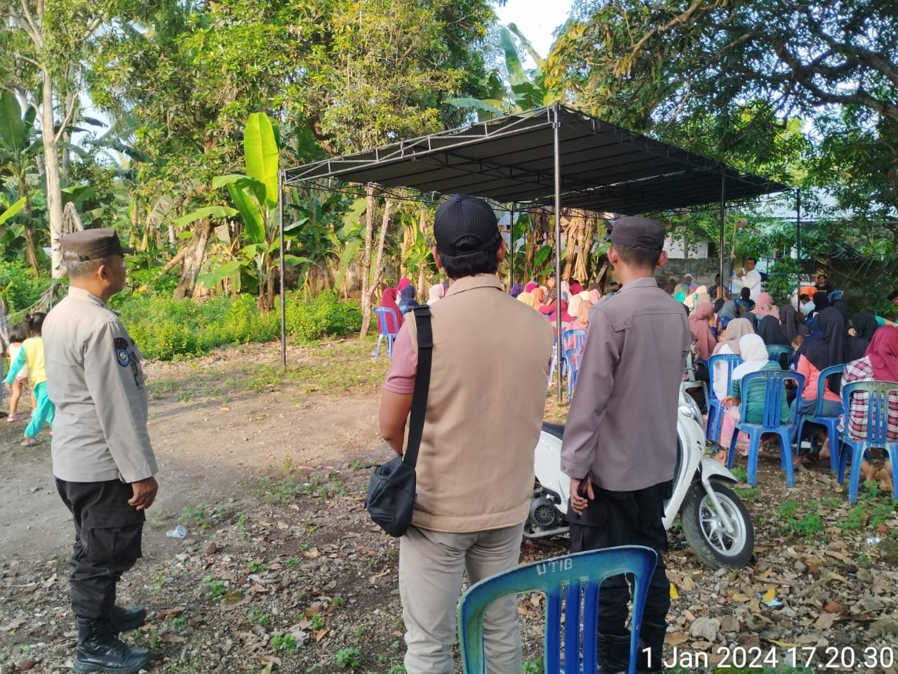 Kampanye Caleg DPRD Lombok Barat di Kuripan Berjalan Aman