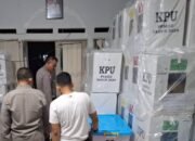 Kapolsek Gerung Pimpin Pengecekan Logistik Pemilu 2024: Hasil Hitung Suara Desa/Kelurahan Aman