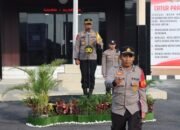 Personel Polres Lombok Timur Gelar Apel Pagi Dipimpin Kapolres Lotim