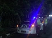 Imbau Tertib Berlalu Lintas, Satlantas Lombok Barat Gelar Patroli Malam di Bypass Bil