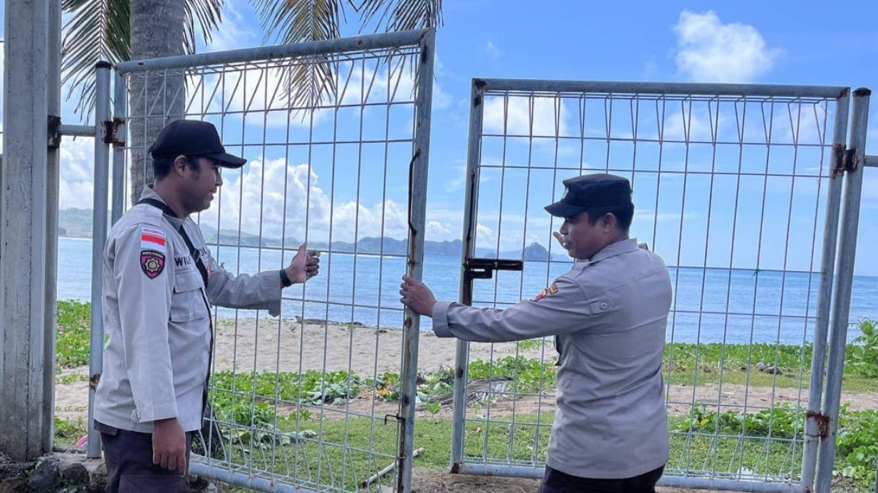 Polsek Sekotong Jaga Keamanan Pulau Sepatang