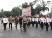 Polres Loteng Laksanakan Apel Gelar Pasukan Ops Gatari Praja Jelang Tahapan Pilkada 2024.