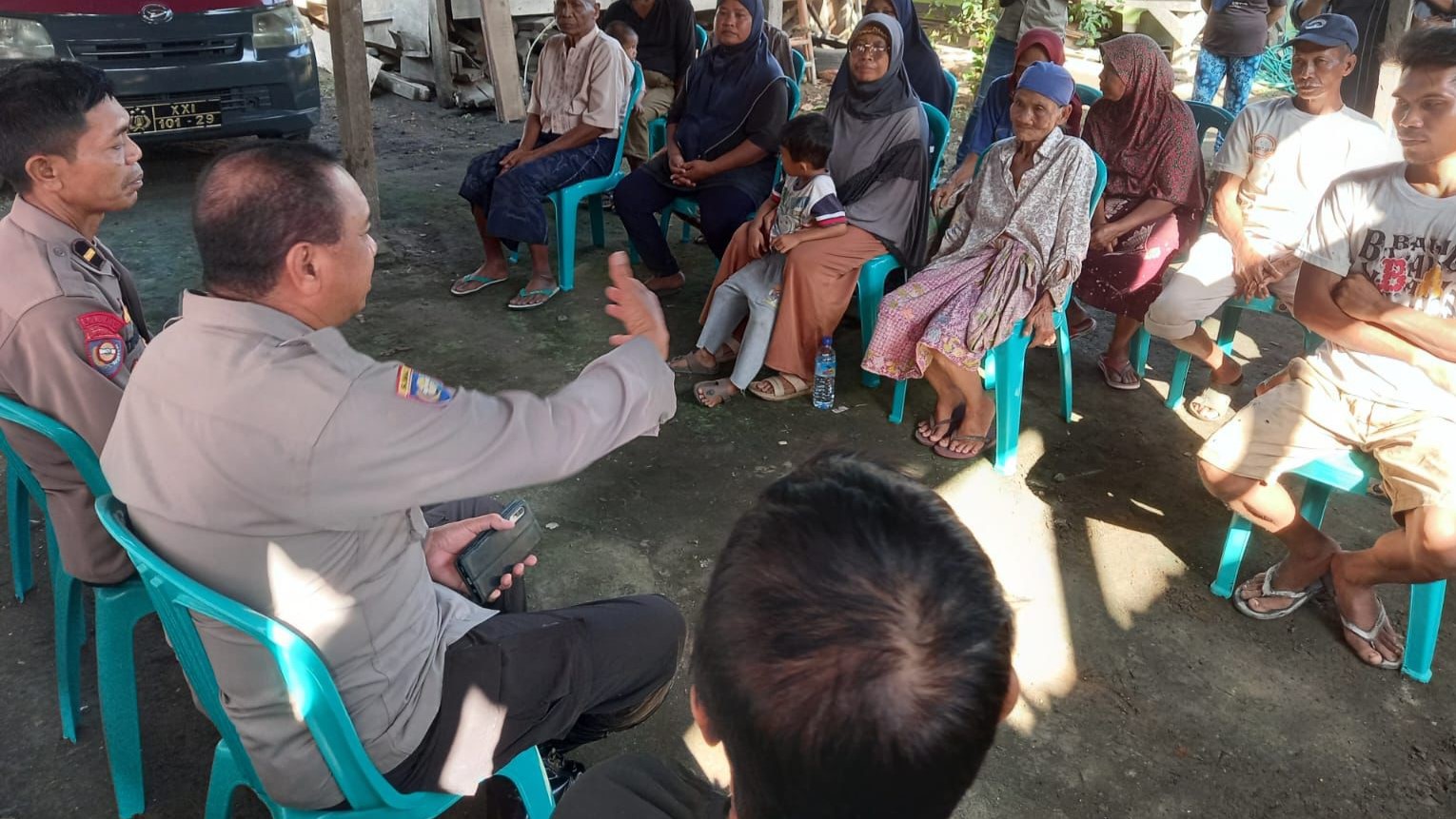 Polres Lombok Barat Gencar Sosialisasi Pemilu Damai di Desa Kuripan