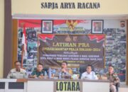 Kapolres Lombok Utara Pimpin Giat Latpraops Jelang Operasi Mantap Praja 2024