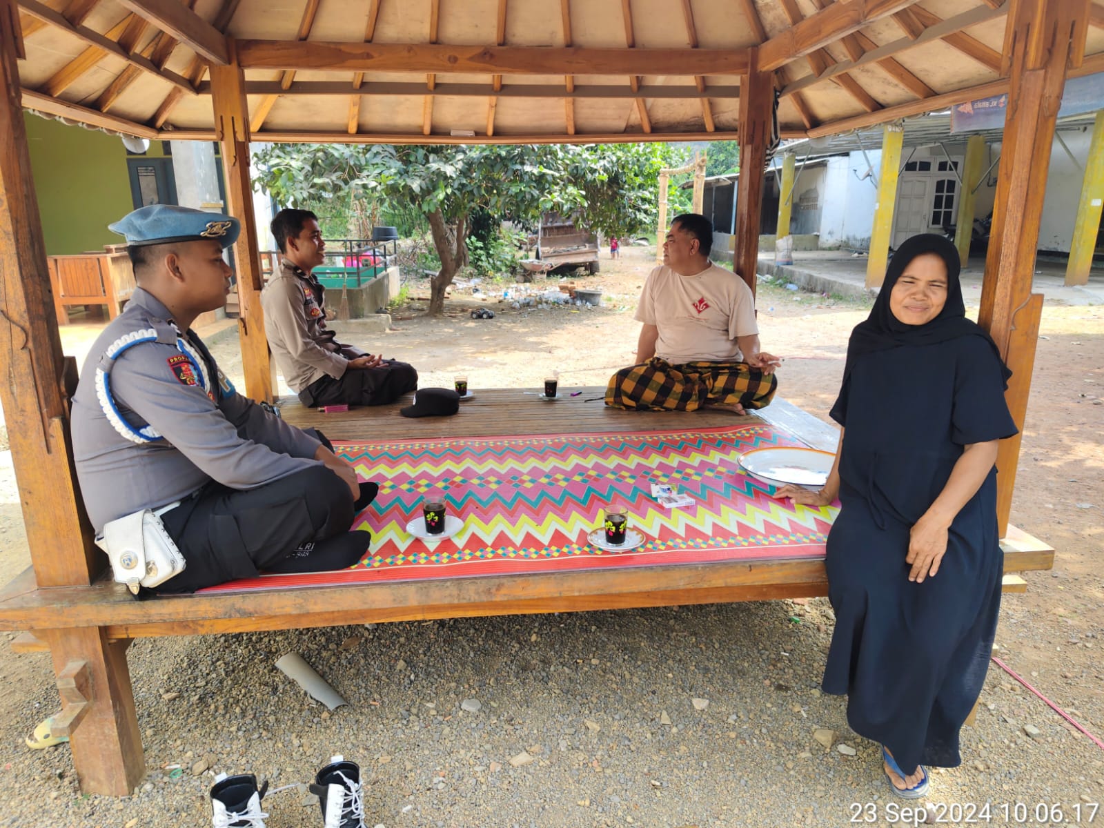 Jaga Kondusivitas, Polsek Lembar Himbau Tokoh Masyarakat di Sekotong