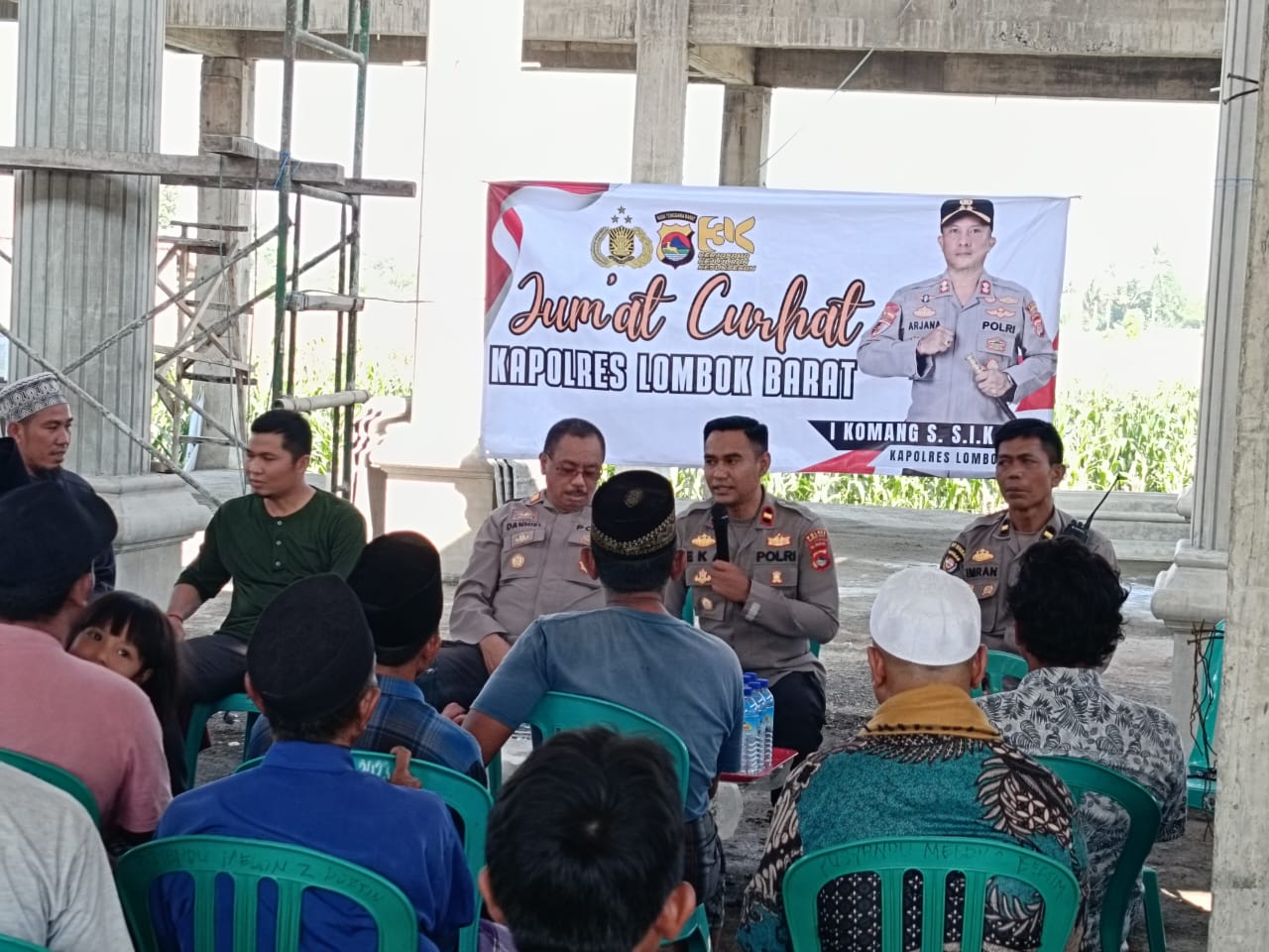 Jumat Curhat Kapolres Lombok Barat Mendengarkan Suara Masyarakat