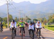 Gowes Mepolong Merenten Jilid Empat Bersama Kapolres Lombok Utara