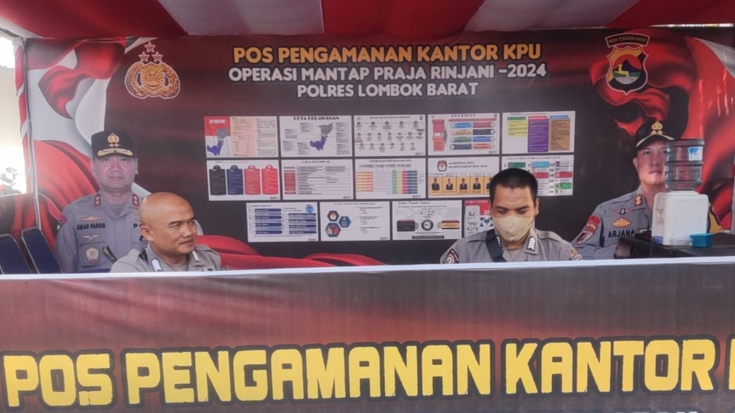 Pilkada 2024, Polres Lombok Barat Tindak Lanjuti Pengamanan KPU