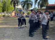 Siwas Polres Bima Monitoring Apel Persiapan dan Pengecekan Pasukan Operasi Mantap Praja Rinjani 2024