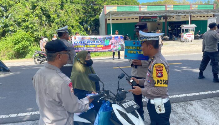 Sat Lantas Lakukan Teguran Bagi Pelanggar Terjaring Operasi Pada Minggu Pertama