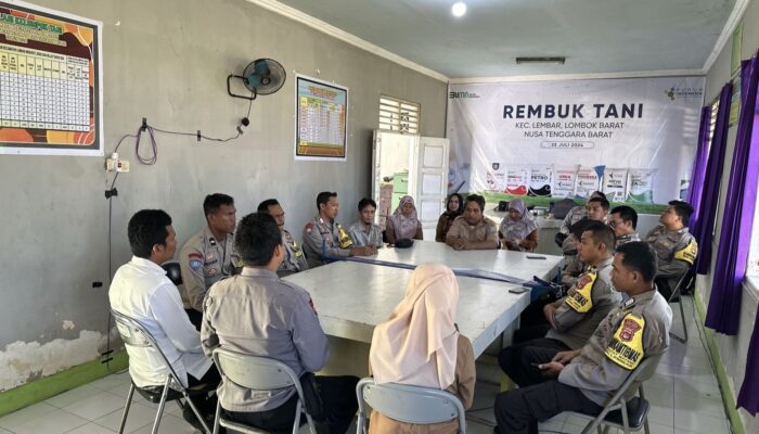 Sinergi Polri dan BPP Lembar Dukung Ketahanan Pangan Lokal