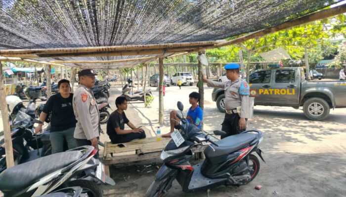 Patroli Polisi di Pantai Cemara: Pastikan Keamanan Pengunjung