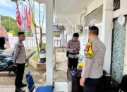 Kabag Ops Polres Sumbawa Barat Lakukan Pengecekan Pengaturan Surat Suara dan Kelengkapan TPS