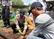 Polres Dompu dan Polsek Laksanakan Launching Ketahanan Pangan di Kabupaten Dompu