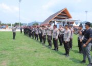 Kampanye Akbar Hari ke-2 Berlangsung Aman, Polres Sumbawa Barat Turunkan 130 Personel Pengamanan