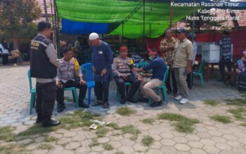 Sie Dokkes Polres Bima Kota Pastikan Kesehatan Personel Pam TPS