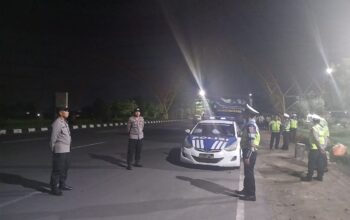 Kediri Zero Kriminal, Patroli Gabungan Gempur 3C dan Balap Liar Dini Hari