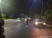 Malam di Banyumulek, Patroli Blue Light Cegah Aksi Kriminal