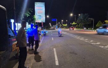 Polsek Gerung Gencar Patroli Malam, Jamin Keamanan Bypass