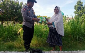 Ketahanan Pangan Desa: Polsek Labuapi Turun Tangan Salurkan Bibit Jagung Unggul