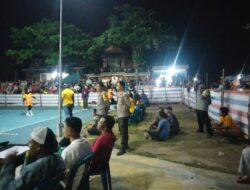 Polsek hu’u amankan giat Turnamen Volly Ball PT. STM CUP IV Tahun 2025