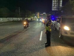 Sat Lantas Polres Bima Kota Gelar Blue Light Patrol dan Pengaturan Lalu Lintas di Seputaran Kota