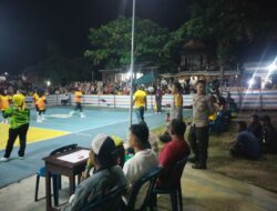 Polsek hu’u amankan giat turnamen volly ball pt. stm cup iv tahun 2025