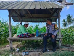 Bhabinkamtibmas Eyat Mayang Dukung Petani Jagung untuk Ketahanan Pangan Nasional