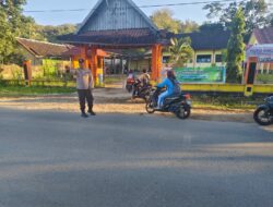 Polsek Sekongkang Gelar Giat Rawan Pagi di Titik Rawan Lalu Lintas dan Sekolah