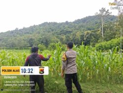 Bhabinkamtibmas Labuhan Alas Ajak Warga Manfaatkan Lahan Kering untuk Ketahanan Pangan