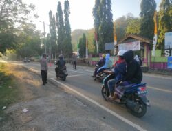 Cegah Gangguan Kamtibmas, Polsek Maluk Laksanakan Patroli Rawan Pagi di Sekitar SMPN 1 Maluk