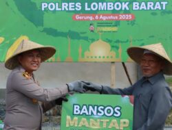 Sinergi Polres dan Ponpes Mesanggok Dukung Ketahanan Pangan Nasional