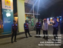 Sat Samapta Polres Sumbawa Barat Gelar Patroli Obvit di PT PLN Persero