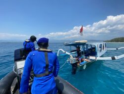 Sat Polairud Polres Lombok Utara Laksanakan Patroli Laut di Perairan Gili Meno
