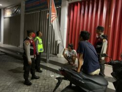 Polsek Tanjung Gelar Patroli Malam, Sasar Pemuda dan Pelajar yang Masih Berkeliaran