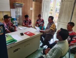 Dukung Pemerintah Desa Berlakukan Jam Malam Bagi Pelajar, Bahabinkamtibmas Lakukan Kordinasi Tindak Lanjut