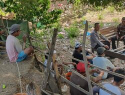 Bhabinkamtibmas Kelurahan Jatibaru Timur Himbau Warga Utamakan Keselamatan Kerja dan Jaga Harkamtibmas