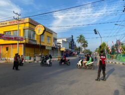Unit Patmor dan Sat Lantas Polres Dompu Gelar Rawan Pagi dalam Rangka KRYD