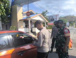 Personel Kawasan Pelapuhan Laut Tano Bersama Tni Lakukan Pemeriksaan