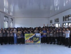 Polwan Polres Sumbawa Barat Gelar Sosialisasi Rise and Speak di SMA Negeri 2 Taliwang
