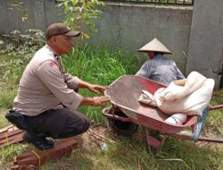 Bhabinkamtibmas Desa Merembu Dorong Ketahanan Pangan Warga Dusun Merembu Barat