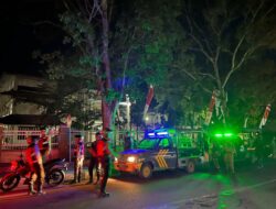 Patroli Gabungan Polri, TNI, dan Sat Pol PP Jaga Kamtibmas Kondusif di Dompu