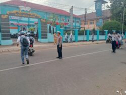 Sat Lantas Polres Bima Kota Gelar Rawan Pagi/Strong Point, Pastikan Kelancaran Lalu Lintas