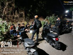 Cegah Balap Liar, Patroli Samapta Polres Sumbawa Amankan Sejumlah Pemuda di Samota