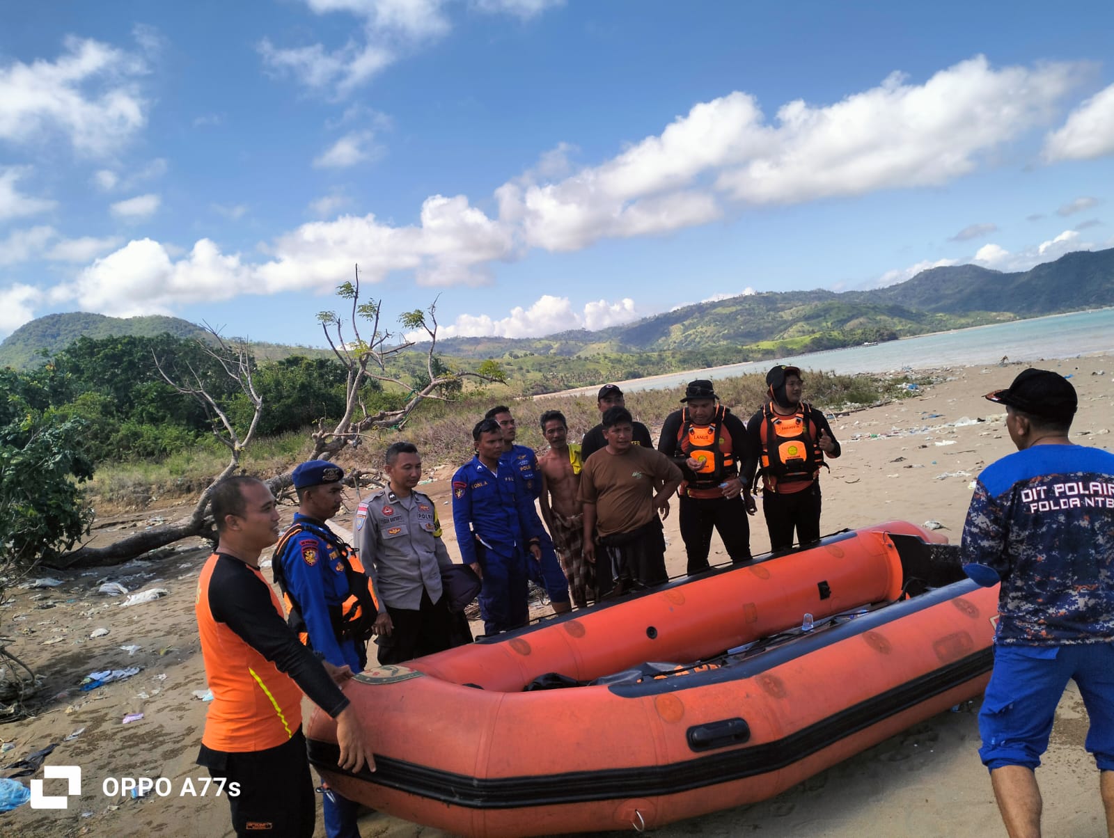 Lombok Barat, Sekotong, Pantai Panggang, pemancing hilang, Basarnas